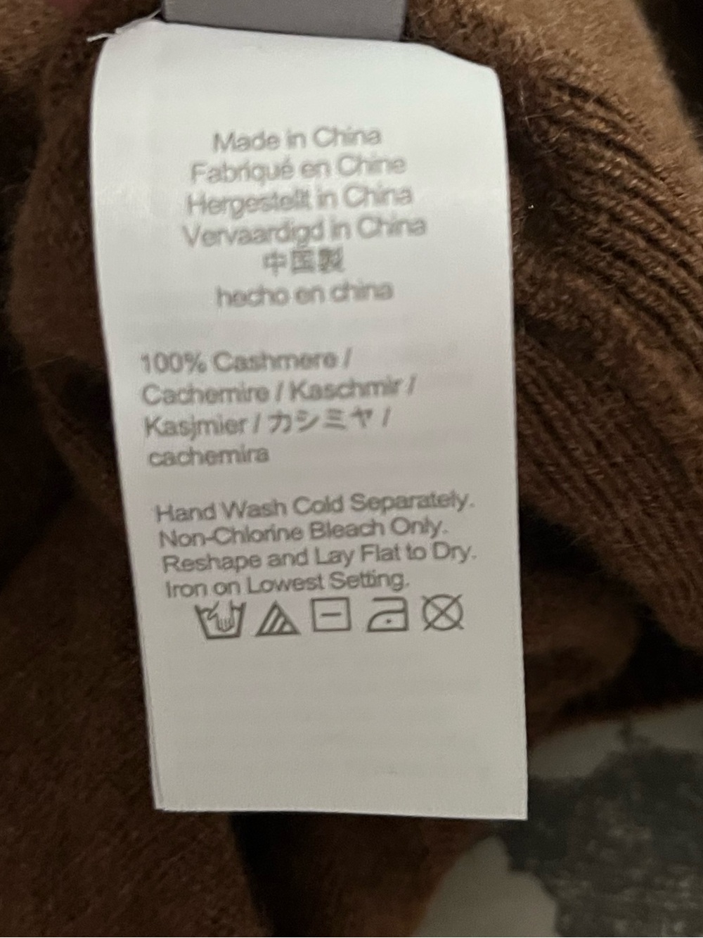 XL J Crew Cashmere classic-fit crewneck sweater BA400 brown - Picture 6 of 7